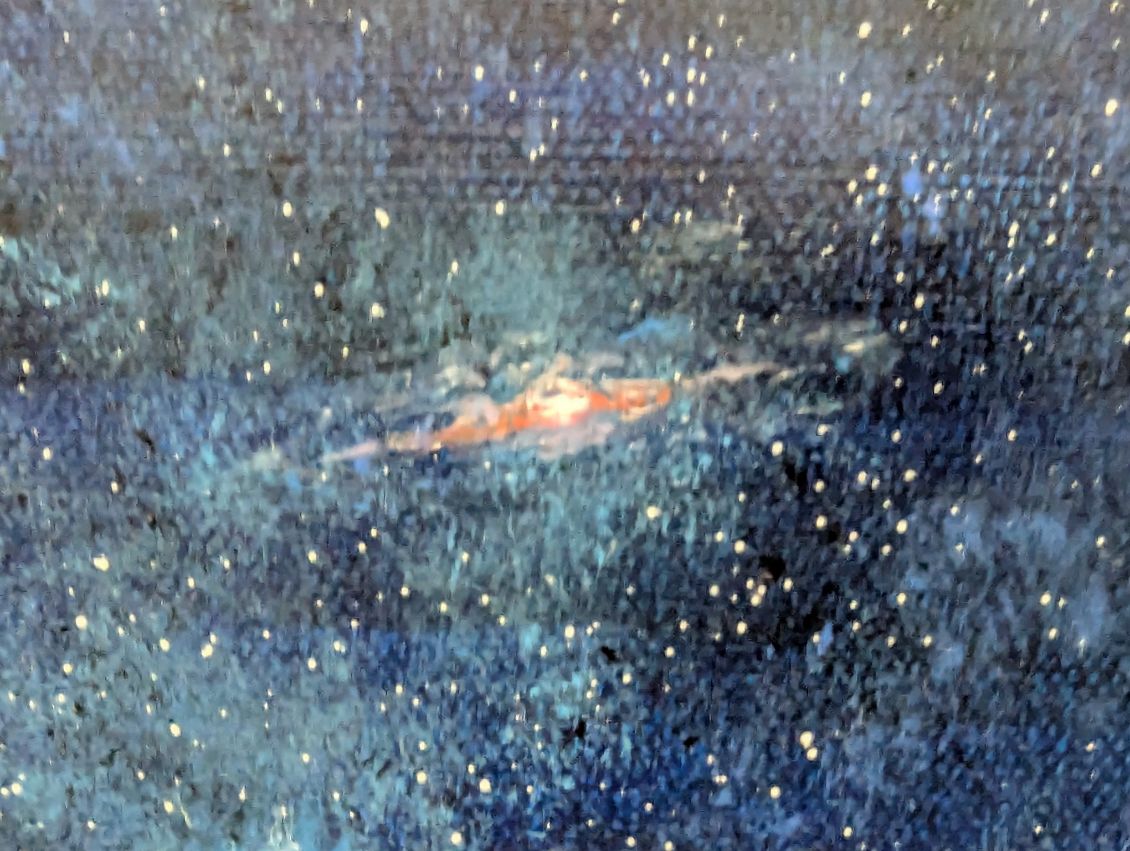 The Night of the Astral Glow – Original Oil on Canvas, 20 x 36 inch