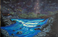 The Night of the Astral Glow – Original Oil on Canvas, 20 x 36 inch
